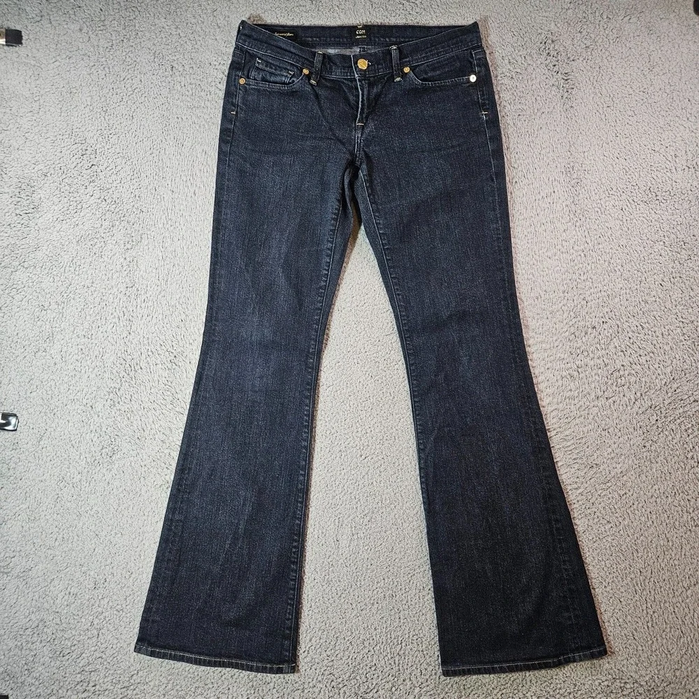 Citizens of Humanity Jeans Women 29 Ingrid Stretch Stay Gold‎ Low Waist Flare